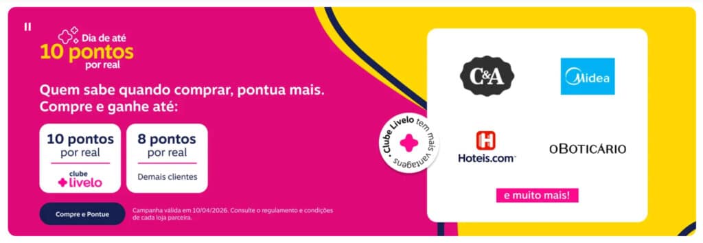 Compras bonificadas Livelo: como ganhar milhas comprando no dia a dia